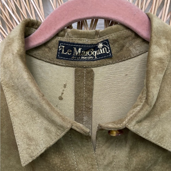 Suede Button-Up Jacket - Picture 4 of 6